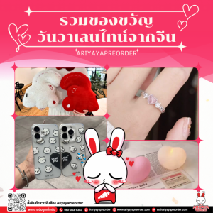 รวมของขวัญวันวาเลนไทน์จากจีน น่ารักละมุนใจ สั่งง่ายกับ Ariyayapreorder