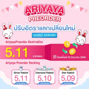 ปรับเรทอัตราแลกเปลี่ยนใหม่