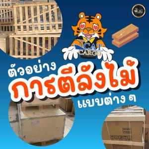 ตัวอย่างตีลังไม้ แบบต่างๆ
